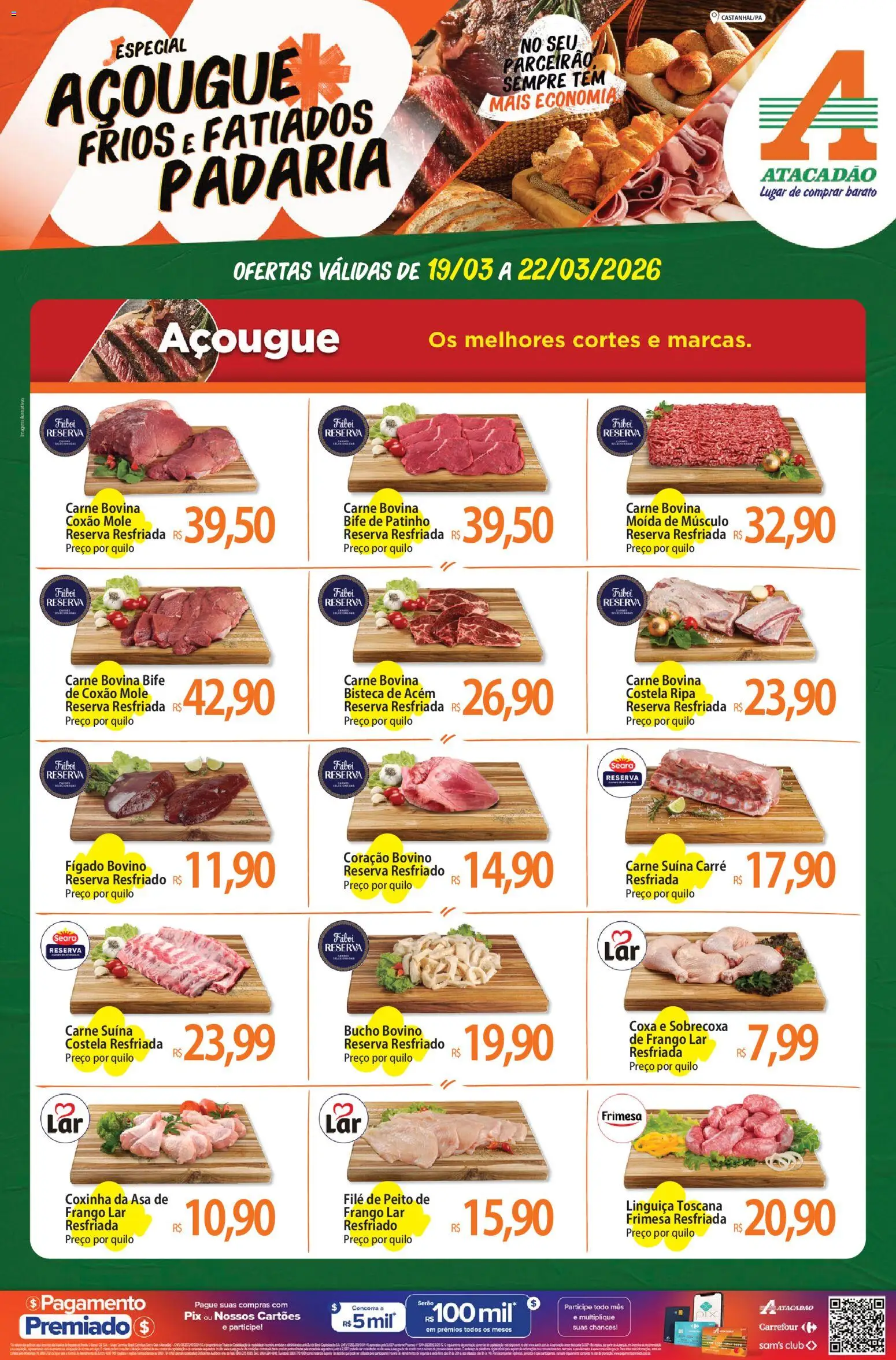 Pré-Visualização do folheto "Atacadão ofertas - PA" da loja Atacadão válido a partir de 19/03/2026