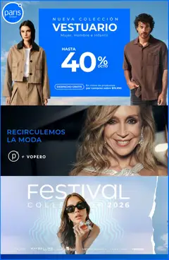 Folleto de la tienda Paris válido desde el 24.02.2026 