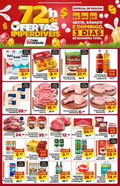 Pré-Visualização do folheto "Supermercados São Vicente - Ofertas da semana" da loja Supermercados São Vicente válido a partir de 03/04/2026