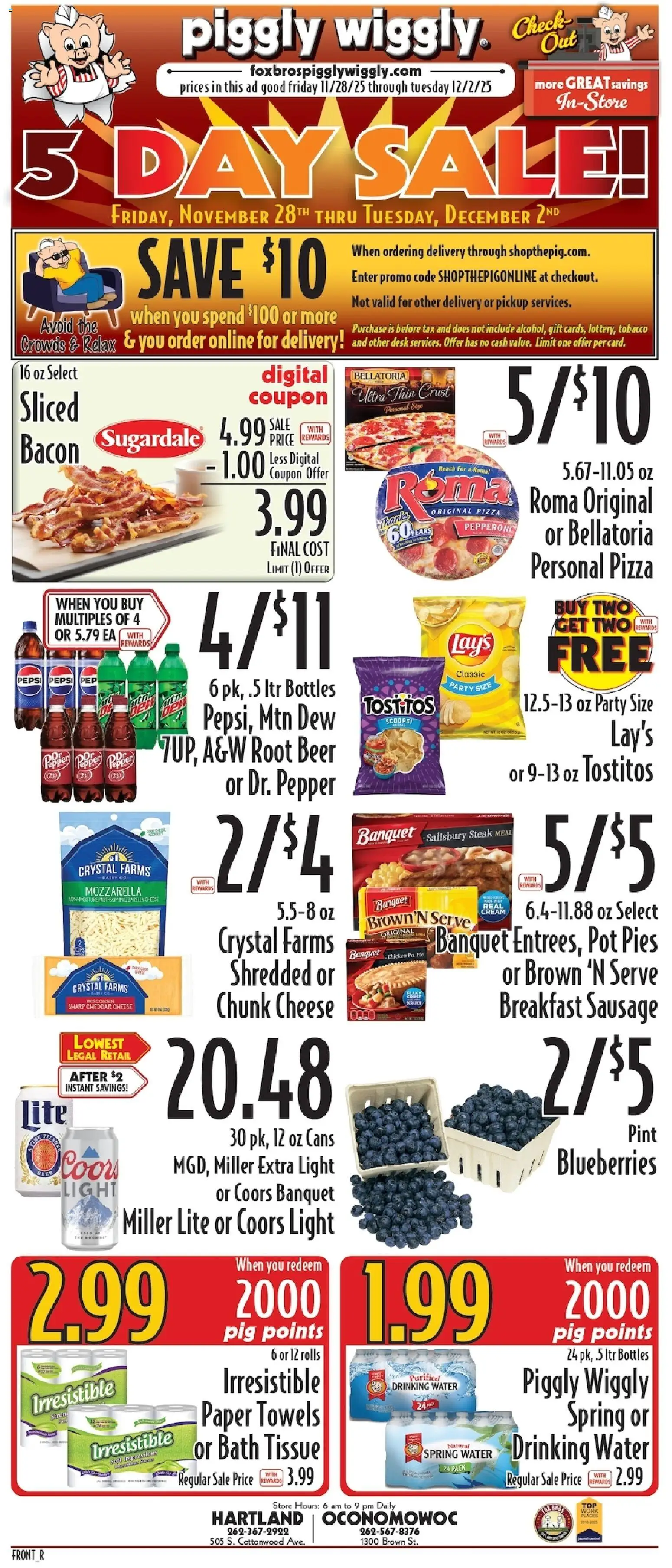 Ad Preview of Piggly Wiggly Weekly Ad from 11/28/2025