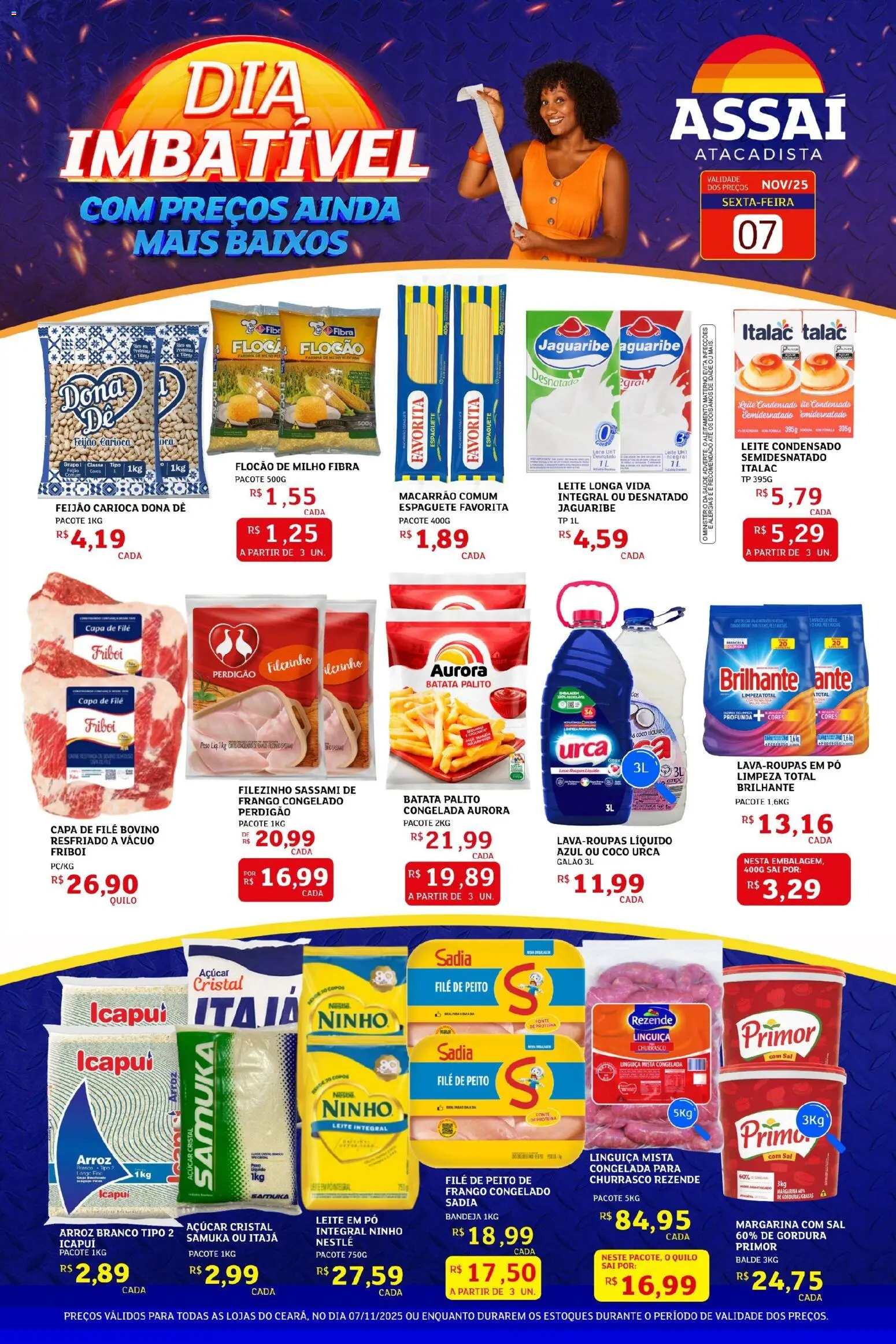 Pré-Visualização do folheto "Encarte - CE" da loja Assaí Atacadista válido a partir de 07/11/2025