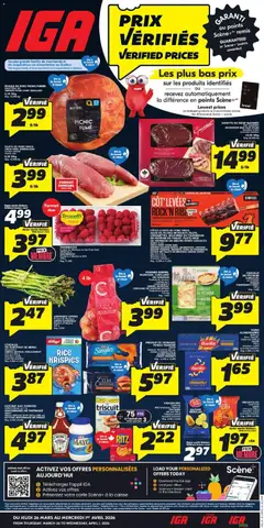 Preview of leaflet IGA circulaire - Quebec from shop IGA is valid from Mar 26, 2026