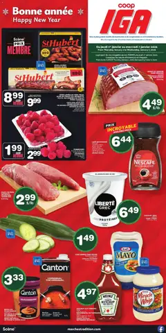 Preview of leaflet Îles de la Madeleine from shop IGA is valid from Jan 01, 2026