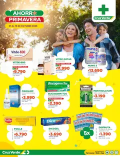 Folleto de la tienda Cruz Verde válido desde el 30.09.2025 