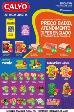 Pré-Visualização do folheto "Ofertas da semana" da loja Calvo Atacadista válido a partir de 09/01/2026