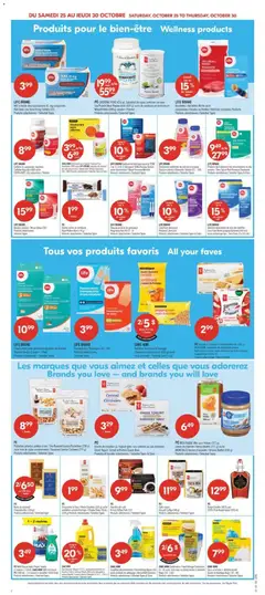 Preview of leaflet Weekly flyer / circulaire from shop Pharmaprix is valid from Oct 25, 2025 | Page: 14