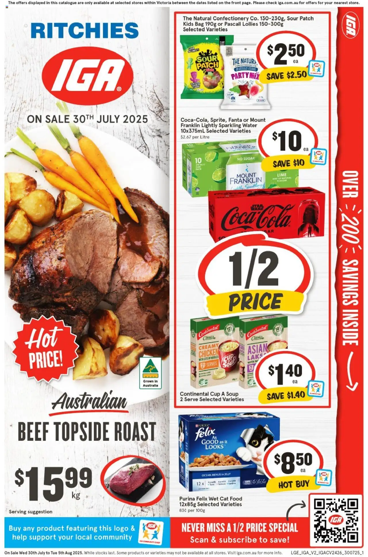 IGA catalogue valid from 30/07/2025 - page 1
