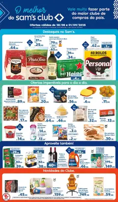 Pré-Visualização do folheto "Ofertas FDS" da loja Sam's Club válido a partir de 28/08/2025