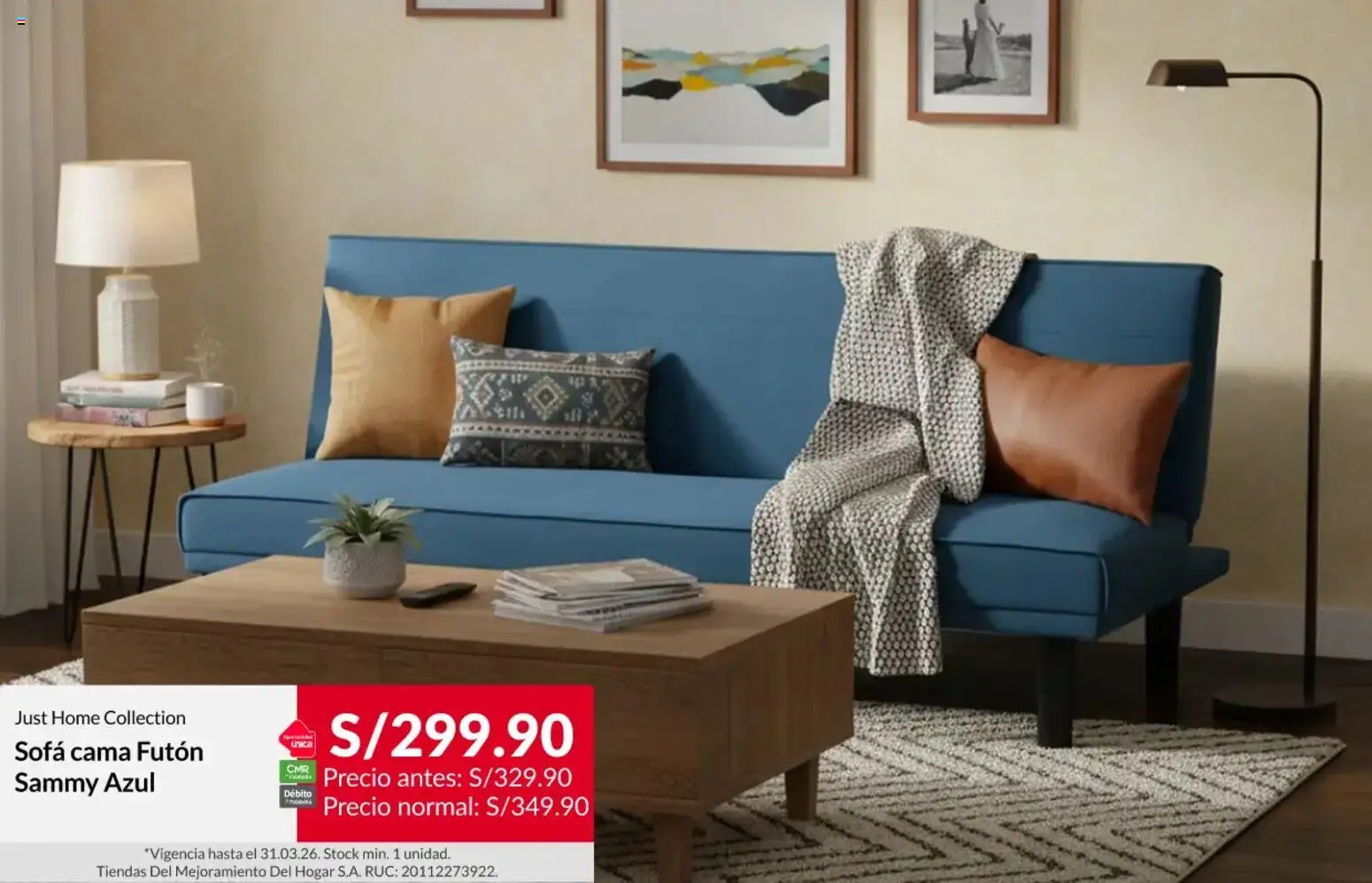 Vista previa de Sodimac catálogo de la tienda Sodimac válido desde 30/03/2026 - Cama, Sofá