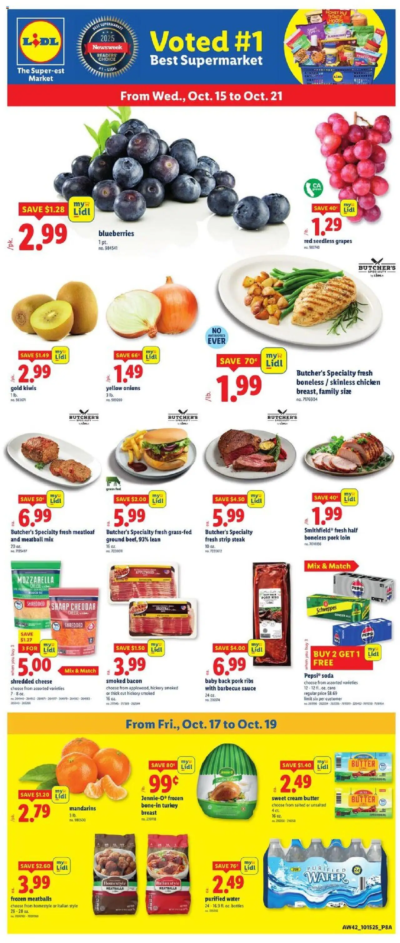Lidl Weekly Ad - NY from 10/15/2025 - Circular, Weekly flyer - Page number 1