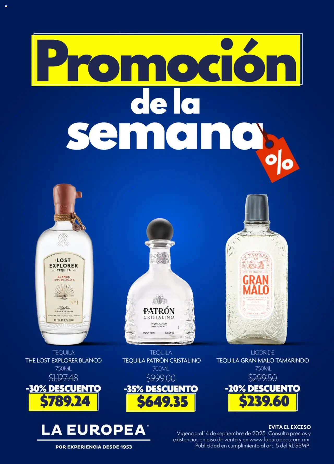 Catálogo Promoción de la semana La Europea y sus promociones válidas desde el 08/09/2025 - Número de página 1