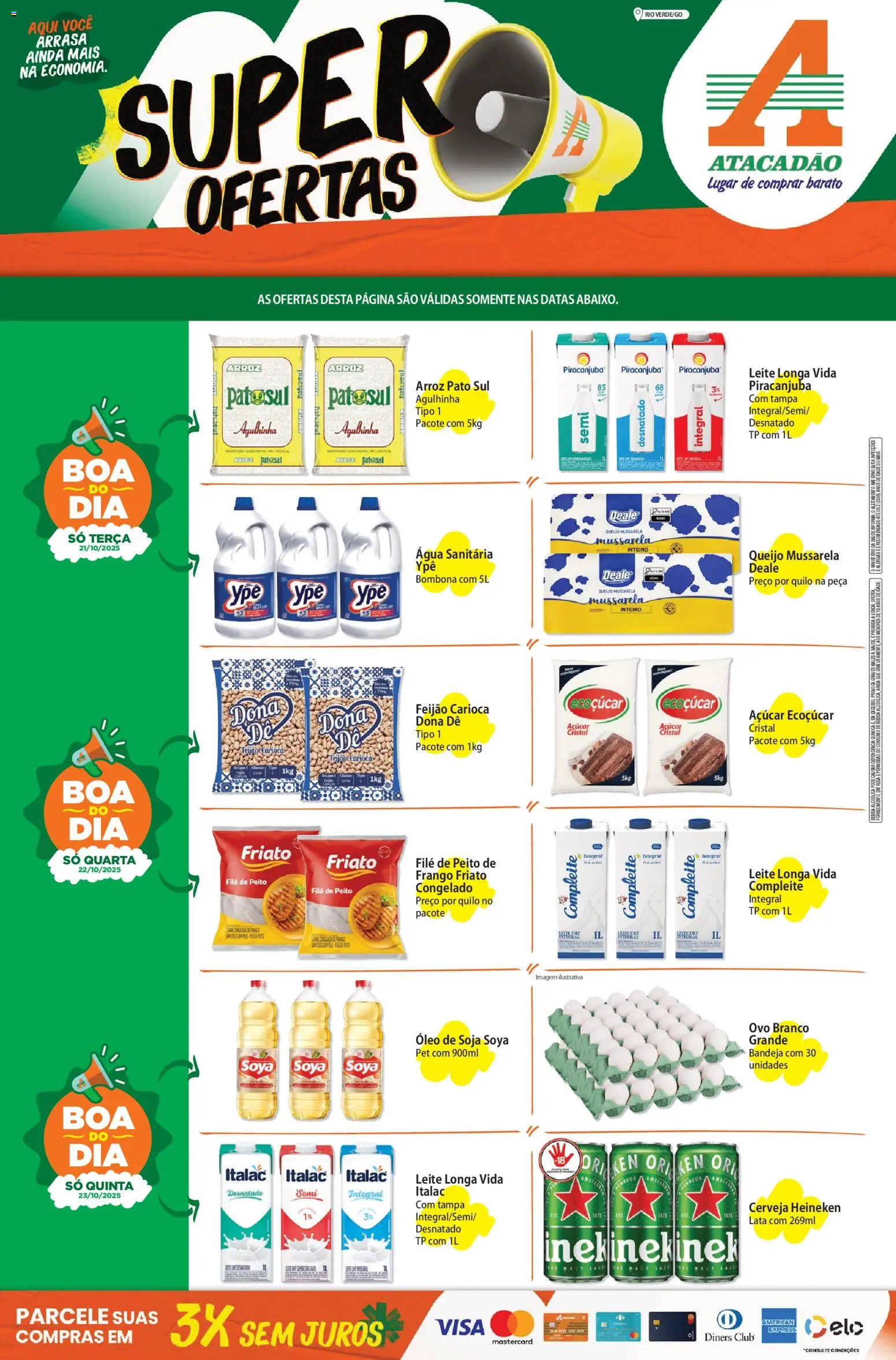 Atacadão folheto "Ofertas - GO" válido a partir de 21/10/2025 - número de página 1