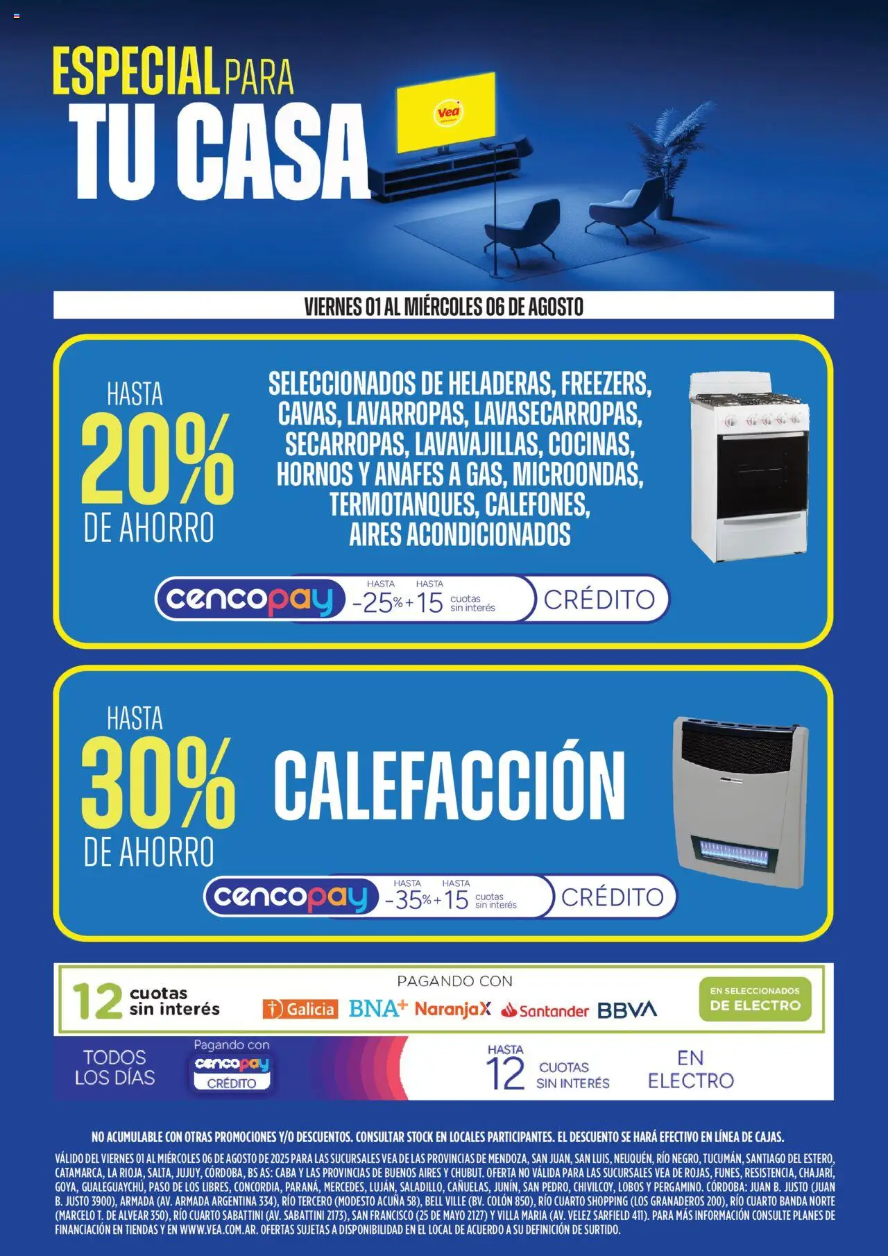 Vea Oferta especial para tu casa del 01/08/2025 >> Catálogo