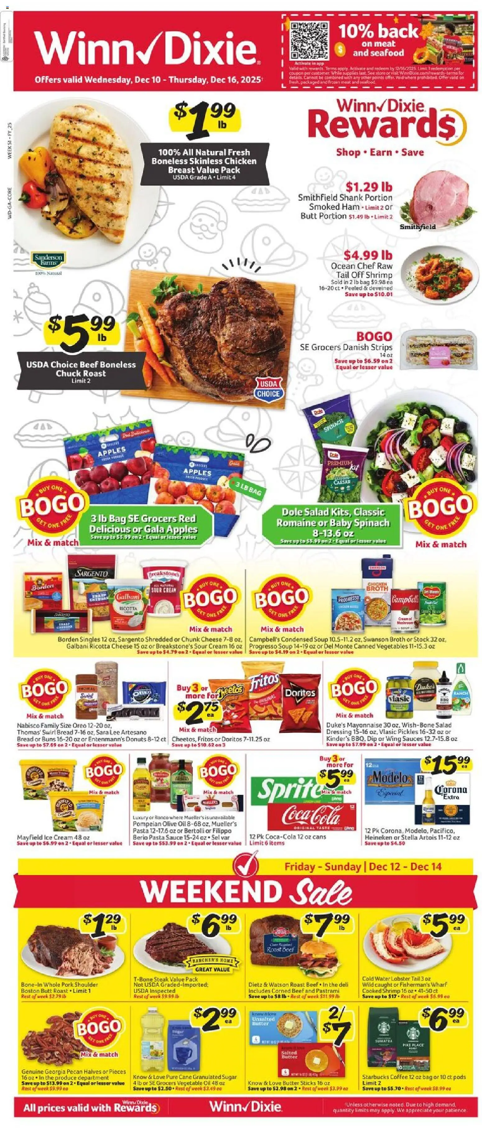 Ad Preview of Winn Dixie Weekly Circular - GA from 12/10/2025