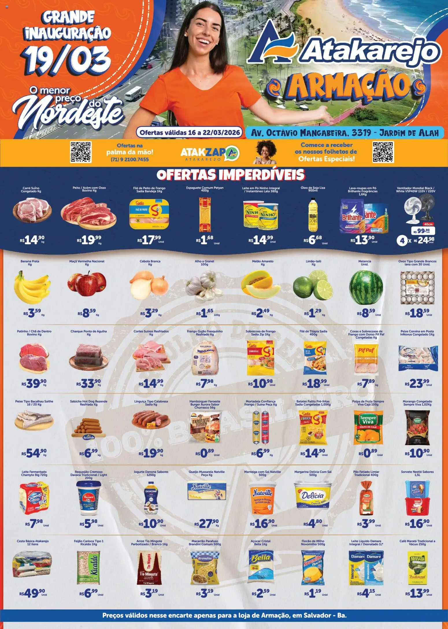 Pré-Visualização do folheto "Atakarejo ofertas Armacao" da loja Atakarejo válido a partir de 18/03/2026