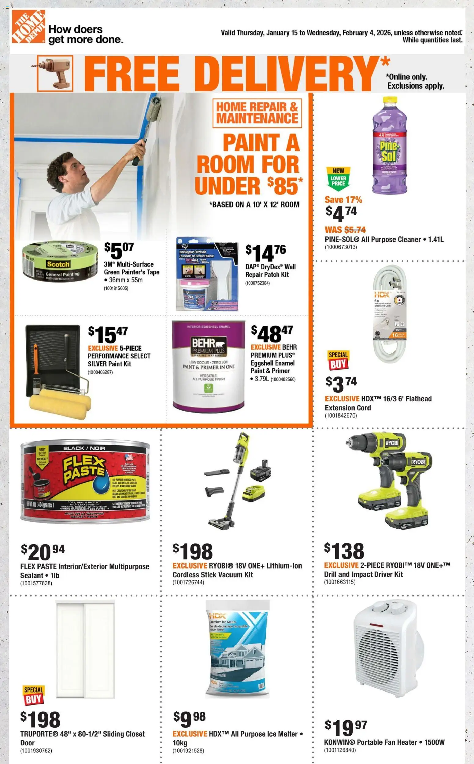 Preview of leaflet Weekly Flyer - AB from shop Home Depot is valid from Jan 15, 2026