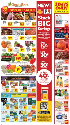 Ad Preview of Save Mart Weekly - CA from 10/22/2025