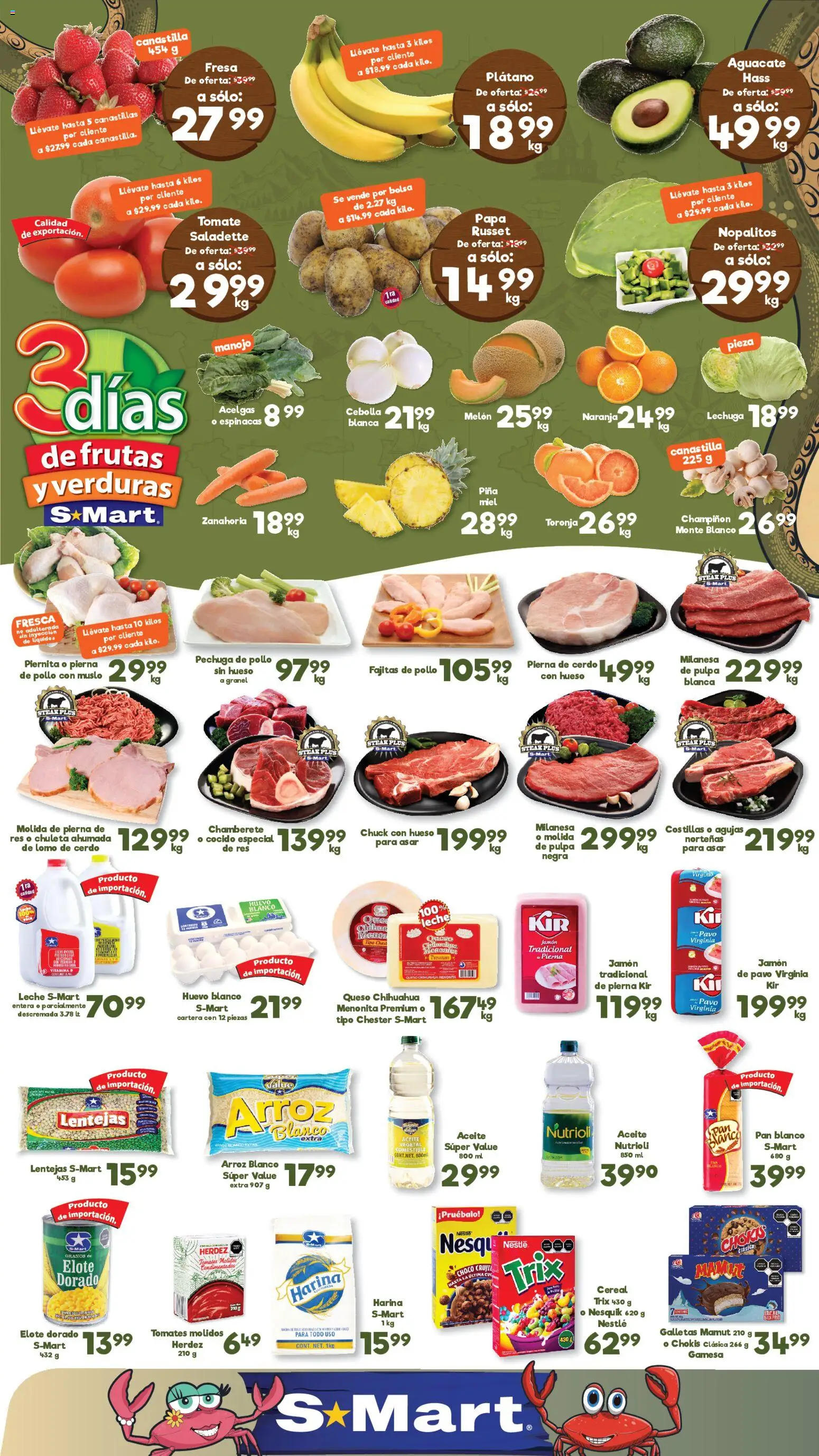 Vista previa las ofertas de la tienda S-Mart - S-Mart folleto Monterrey desde el 03/03/2026 