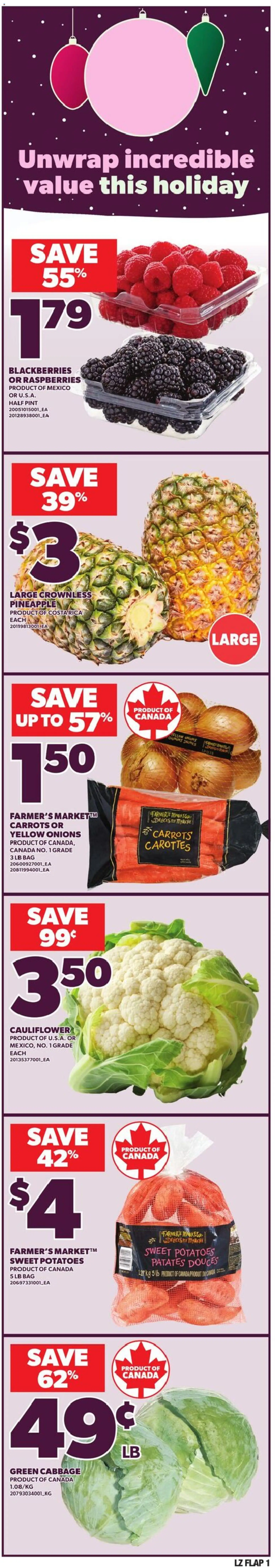 Preview of leaflet Weekly flyer / circulaire from shop Loblaws is valid from Dec 18, 2025