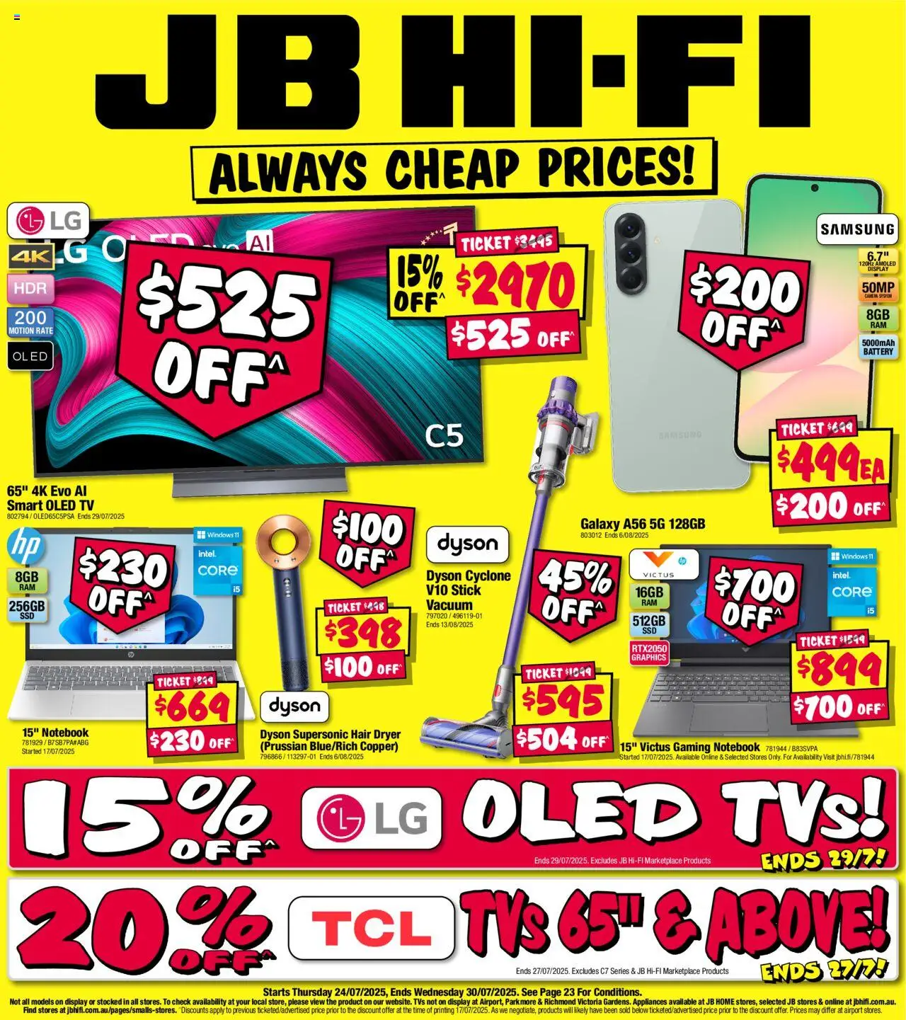 JB Hi-Fi catalogue valid from 24/07/2025 - page 1