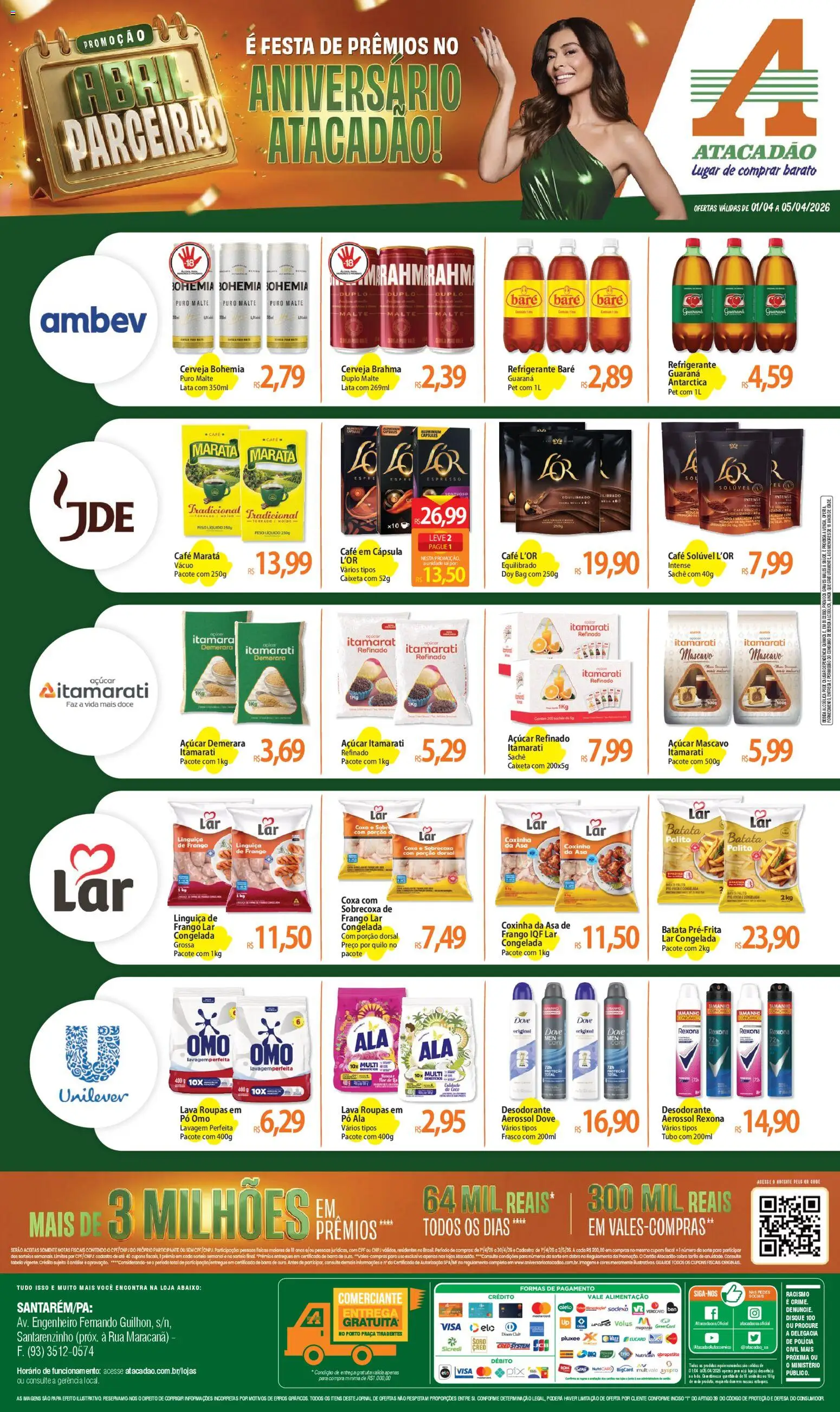 Pré-Visualização do folheto "Atacadão ofertas - PA" da loja Atacadão válido a partir de 01/04/2026