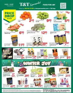 Preview of leaflet Weekly Flyer - AB from shop T&T Supermarket is valid from Nov 21, 2025