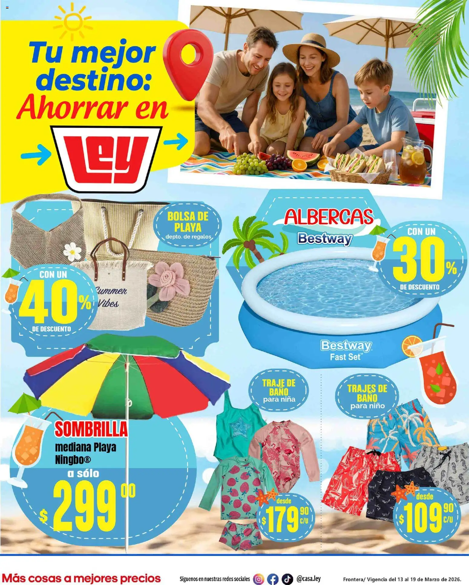 Vista previa las ofertas de la tienda Casa Ley - Casa Ley folleto Tu mejor destino Frontera desde el 13/03/2026 