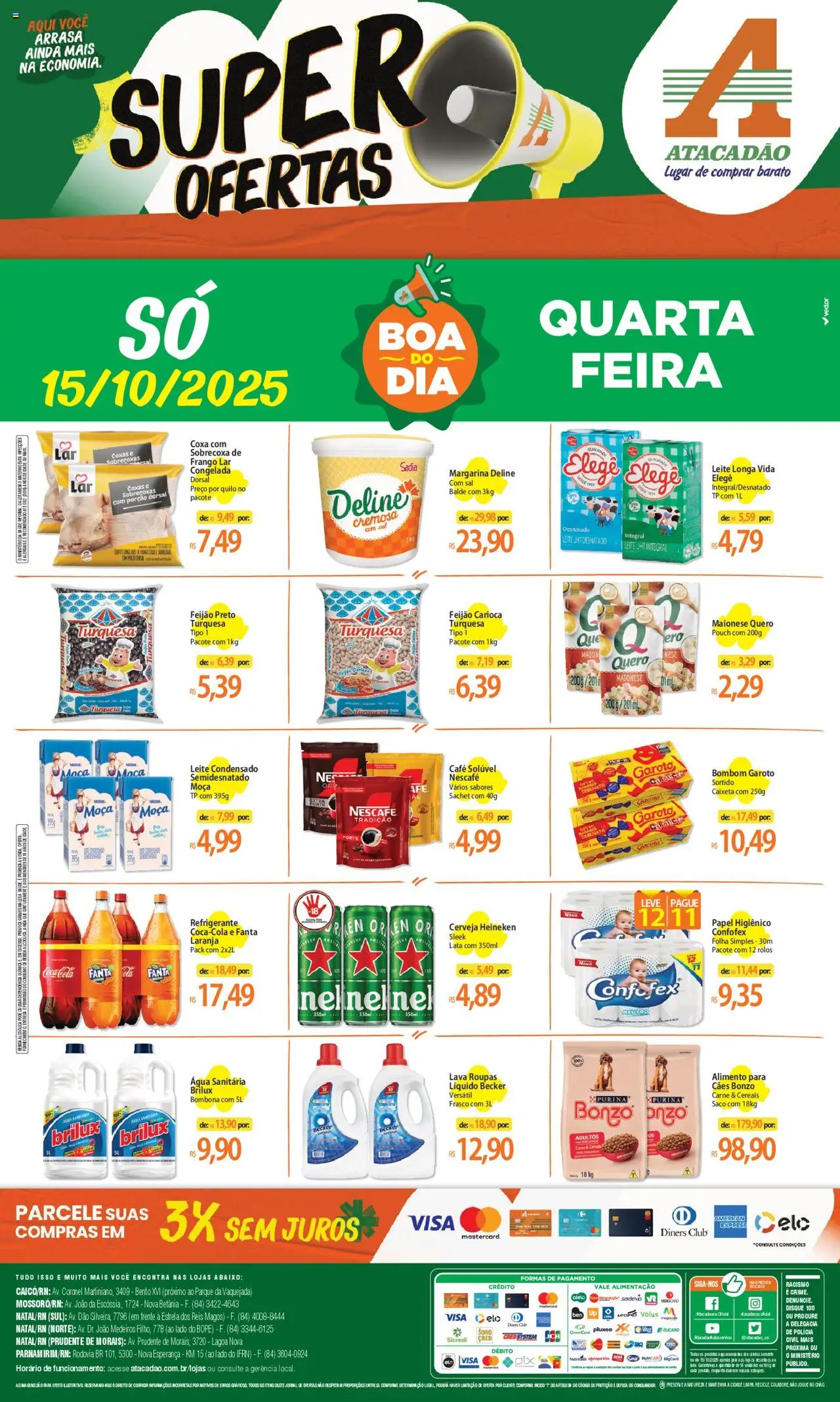 Atacadão folheto "Ofertas - RN" válido a partir de 15/10/2025 - número de página 1