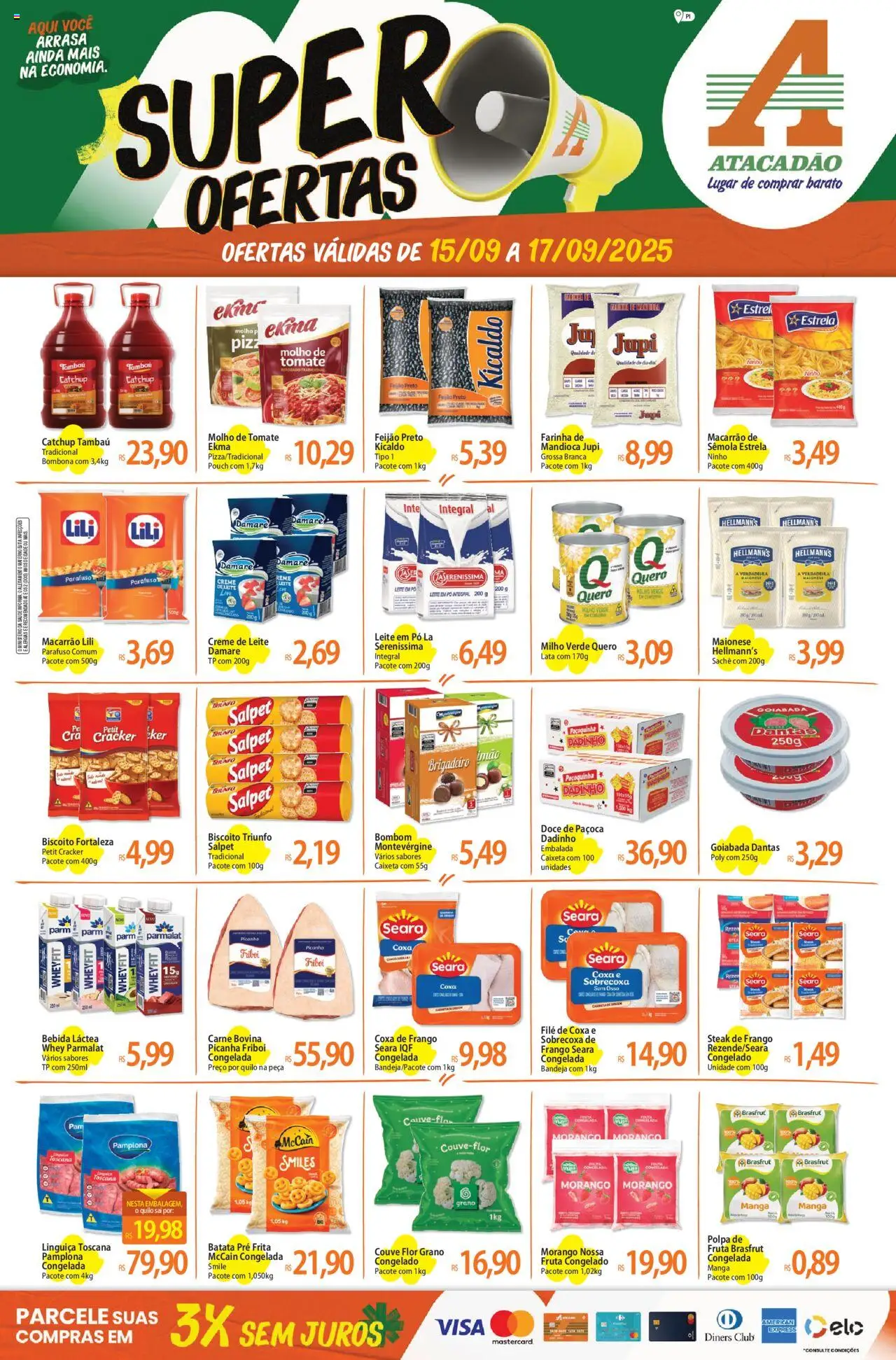 Atacadão folheto "Ofertas - PI" válido a partir de 15/09/2025 - número de página 1