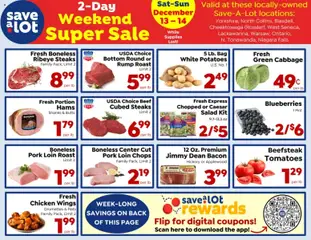 Ad Preview of Save a Lot Special Promotion from 12/13/2025