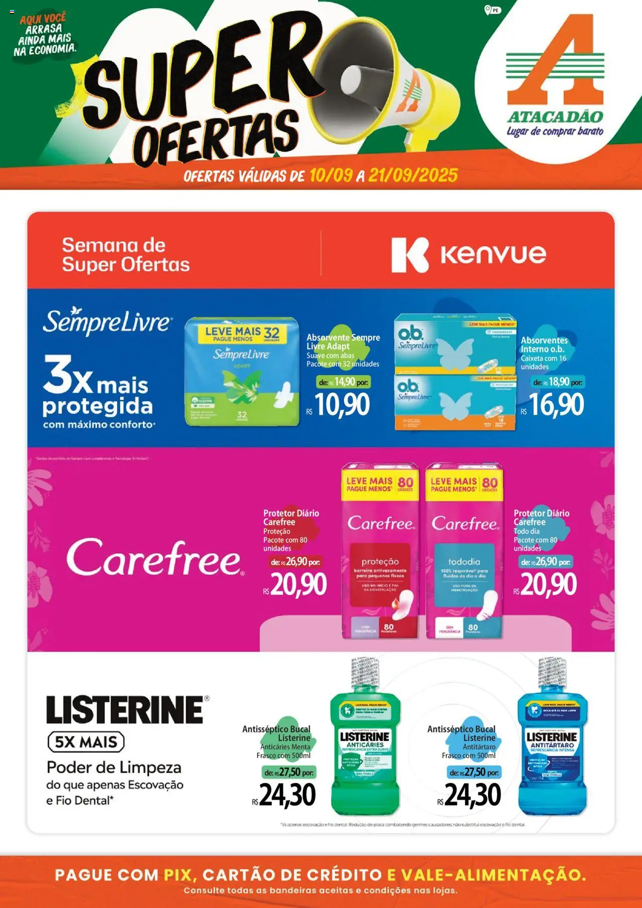 Atacadão folheto "Ofertas - PE" válido a partir de 10/09/2025 - número de página 1