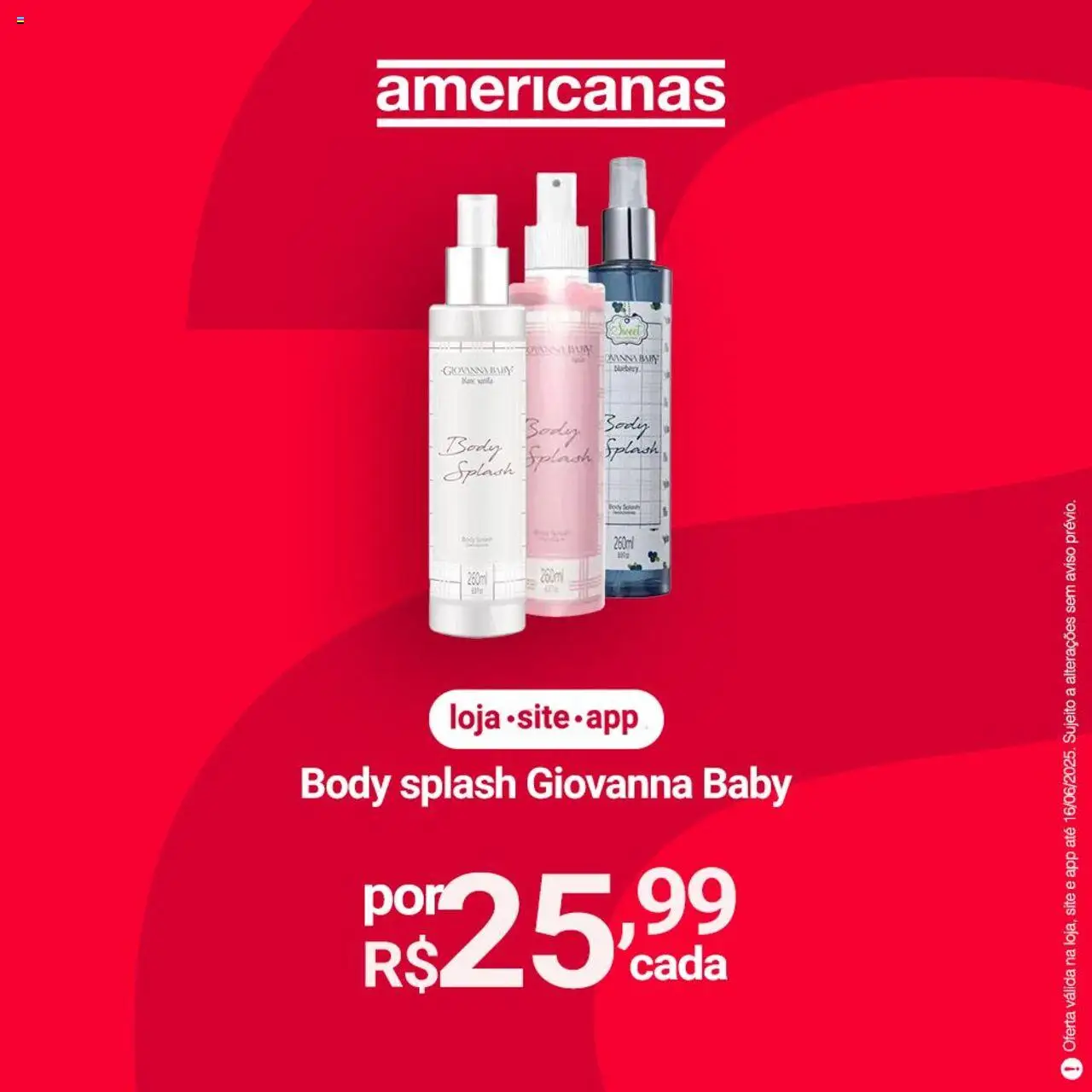 Lojas Americanas folheto "Ofertas atuais" válido a partir de 10/06/2025 - número de página 1 - Body