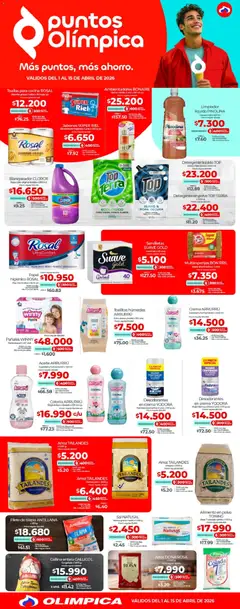  Vista previa del prospecto Olímpica catálogo - Más puntos, más ahorro del almacen Olímpica válida del 01/04/2026 al 15/04/2026