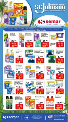 Pré-Visualização do folheto "Semar Supermercado ofertas Johnson " da loja Semar Supermercado válido a partir de 25/03/2026