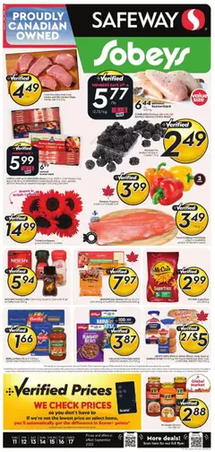 Preview of leaflet Weekly Flyer - AB from shop Safeway is valid from Sep 11, 2025