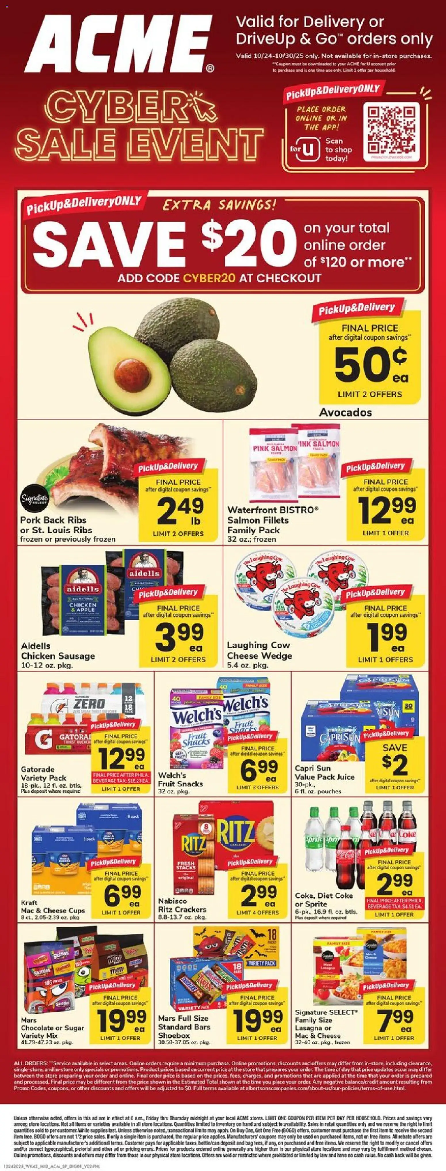 Acme Specialty Publication from 10/24/2025 - Circular, Flyer - Page number 1
