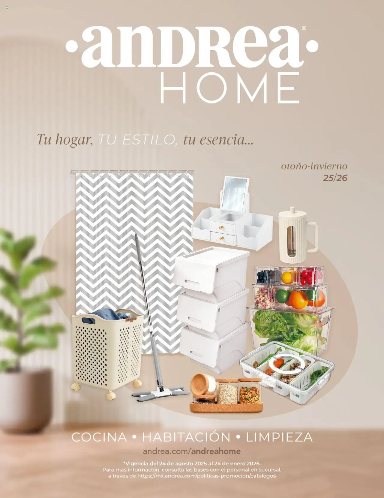 Catálogo - Tu Hogar este Otoño Andrea y sus promociones válidas desde el 24/08/2025 - Número de página 1