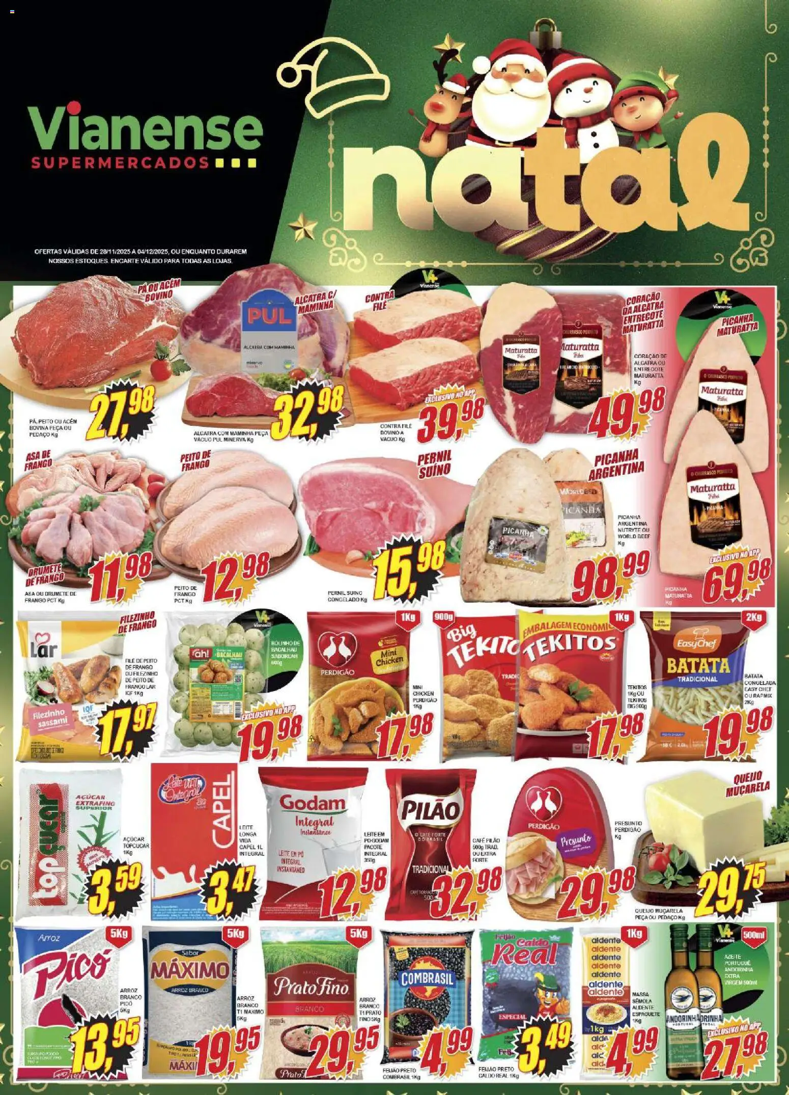 Pré-Visualização do folheto "Encarte" da loja Vianense válido a partir de 28/11/2025