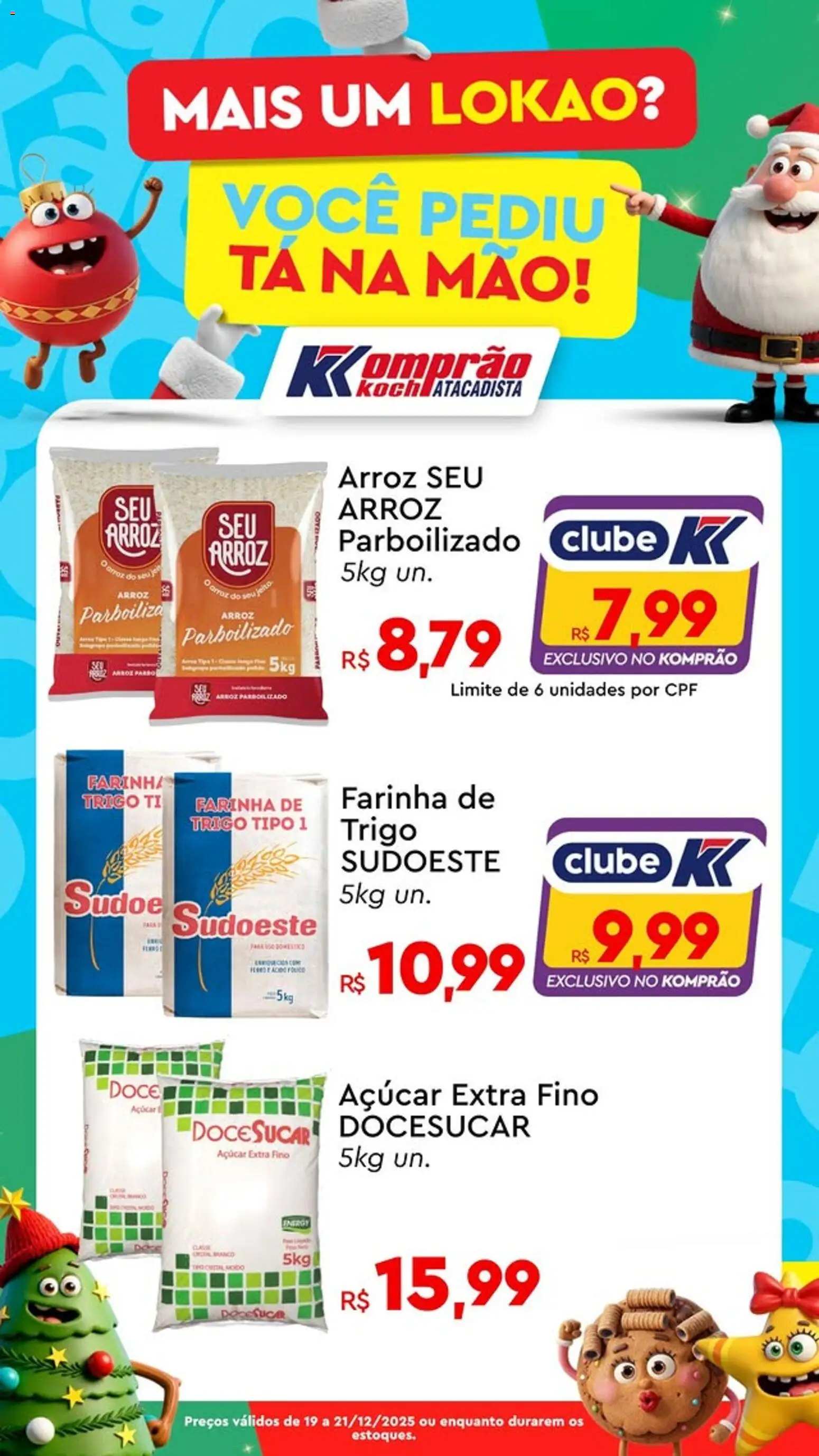 Pré-Visualização do folheto "Ofertas da semana" da loja Komprao Atacadista válido a partir de 19/12/2025