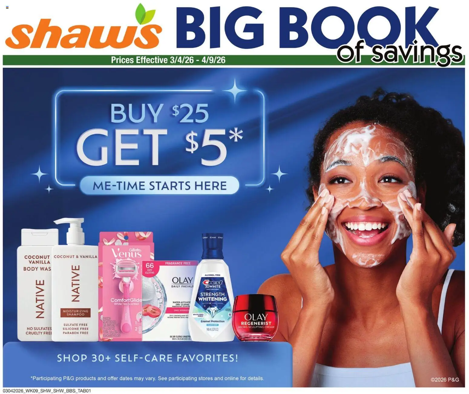 Ad Preview of Shaw's Shaw's Big Book of Savings from 03/04/2026