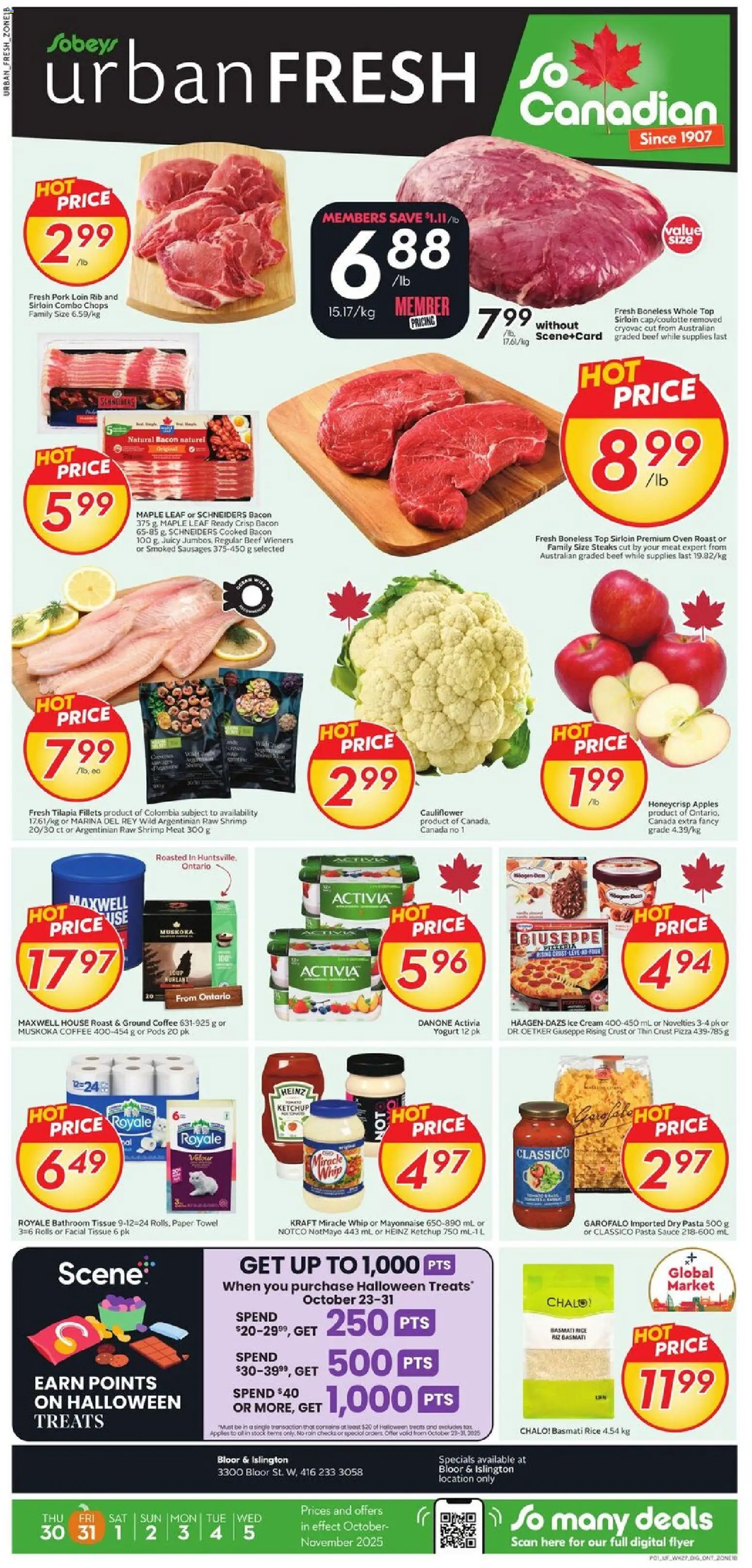 Preview of leaflet Weekly Flyer - ON from shop Sobeys is valid from Oct 30, 2025