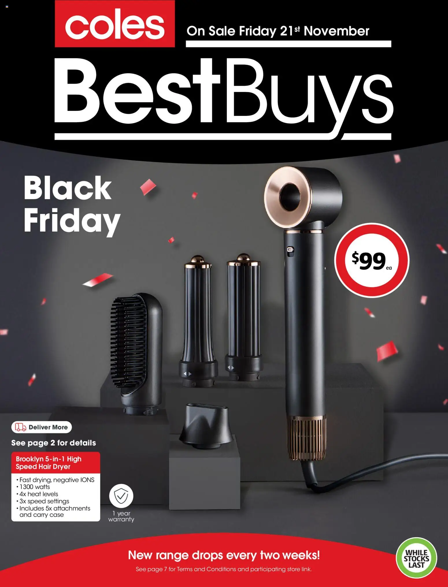 Preview of catalogue Black Friday from shop Coles valid 21/11/2025