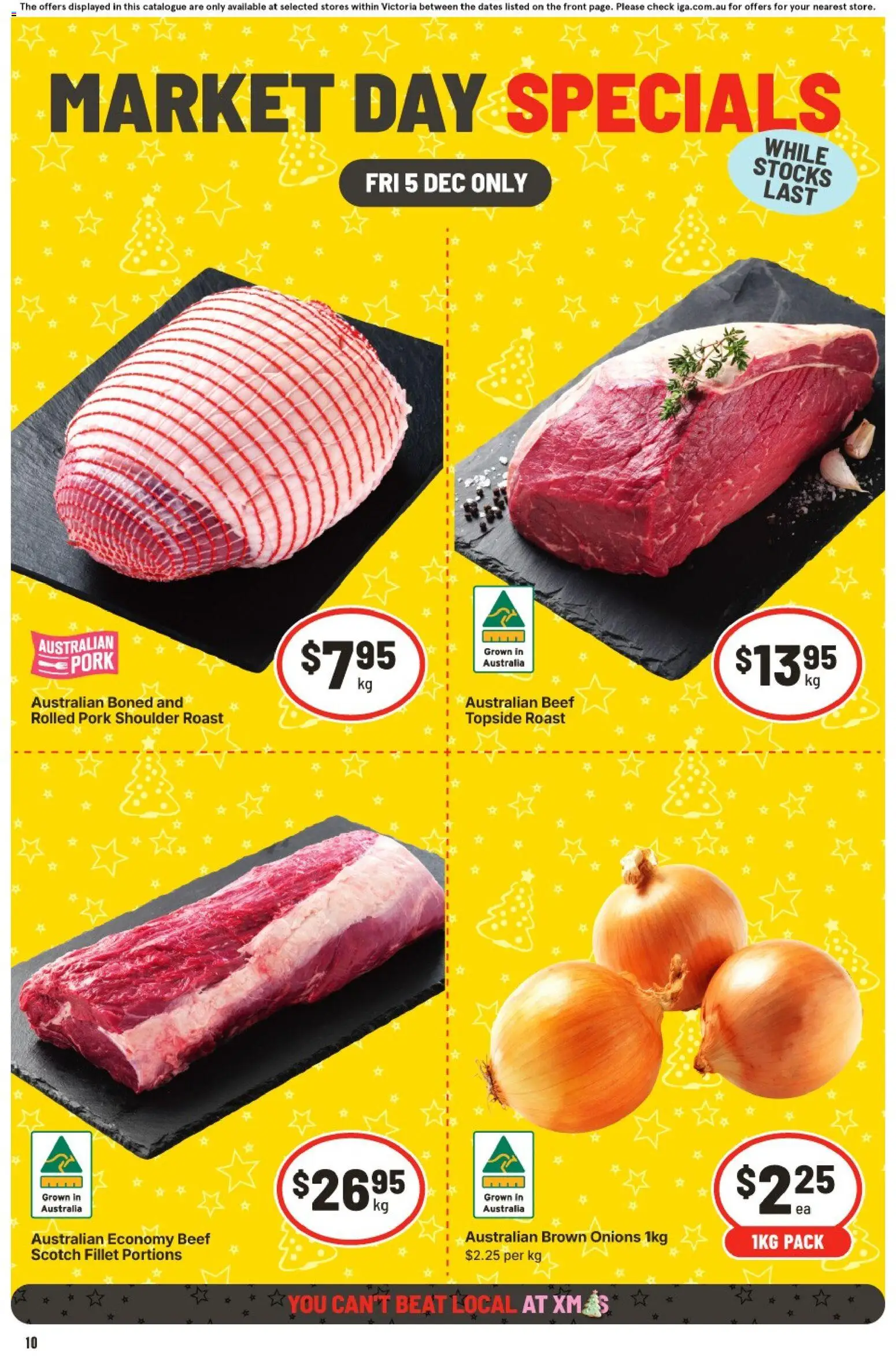 Preview of catalogue Market Day Specials - VIC from shop IGA valid 05/12/2025