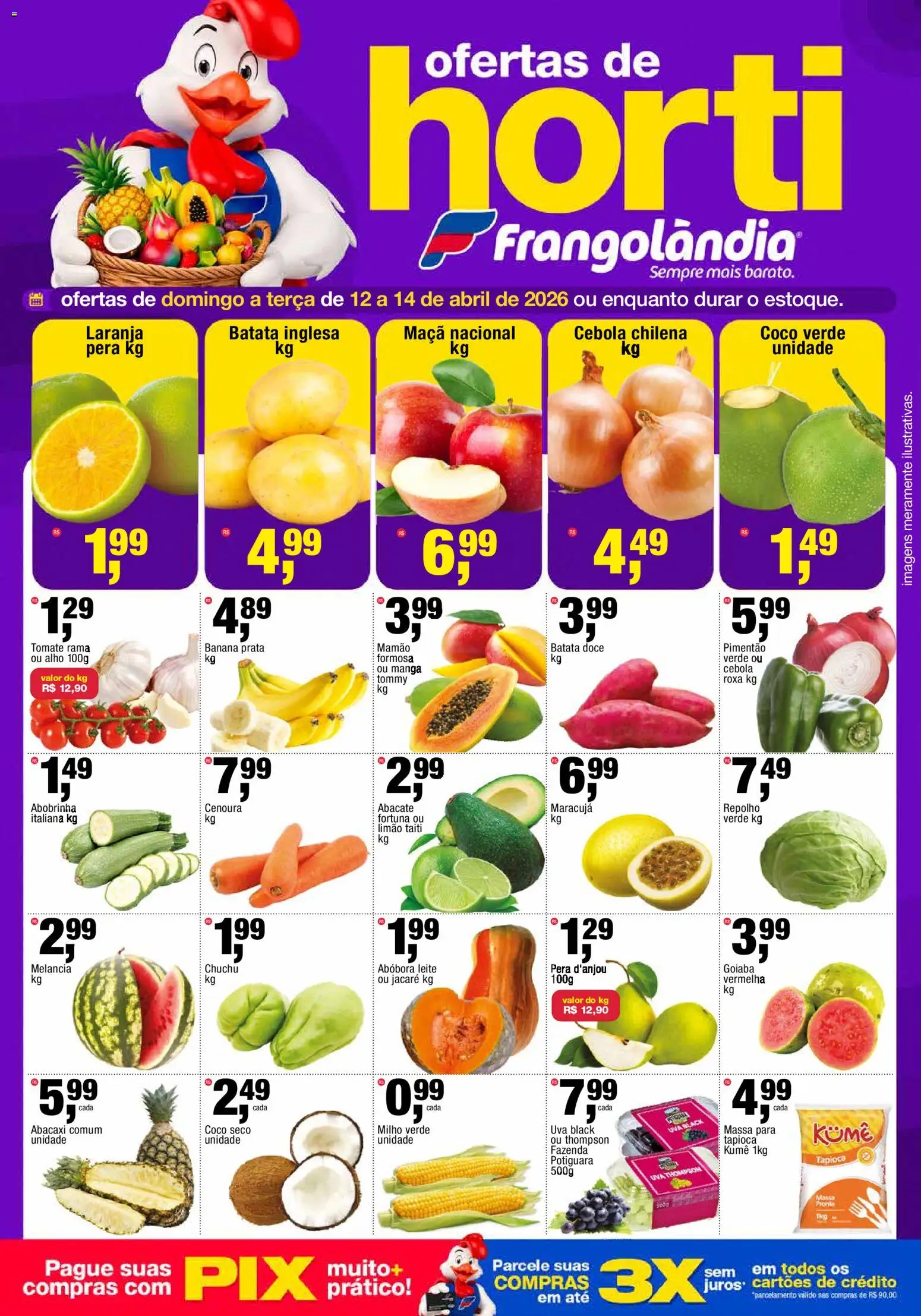 Pré-Visualização do folheto "Frangolândia - Ofertas da semana" da loja Frangolândia válido a partir de 12/04/2026