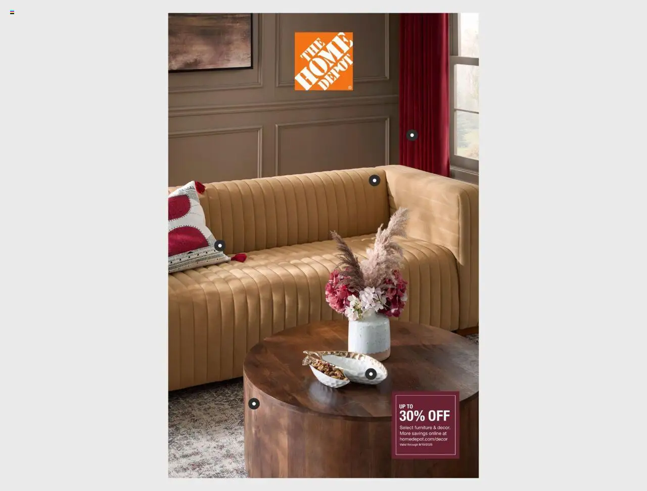 Home Depot Catalog from 08/25/2025 - Flyer - Page number 1