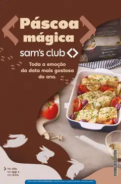 Pré-Visualização do folheto "Sam's Club ofertas Páscoa" da loja Sam's Club válido a partir de 24/03/2026