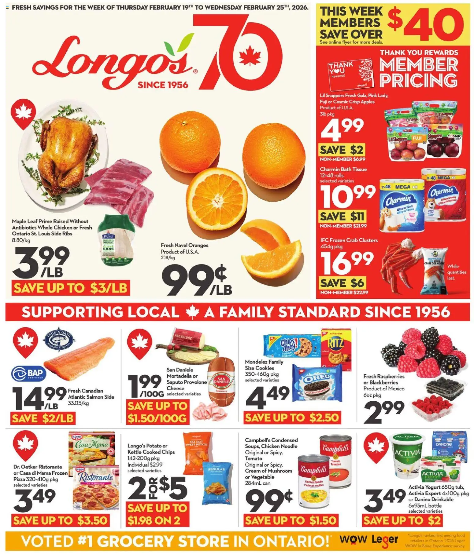 Preview of leaflet Weekly flyer / circulaire from shop Longo's is valid from Feb 19, 2026