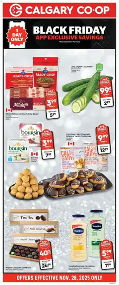 Preview of leaflet Black Friday from shop Calgary Co-op is valid from Nov 27, 2025