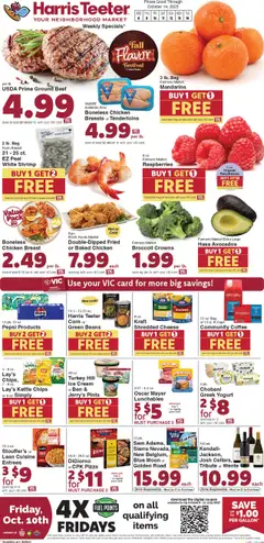 Ad Preview of Harris Teeter Weekly Ad - SC from 10/08/2025