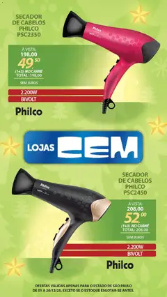 Pré-Visualização do folheto "Ofertas atuais" da loja Lojas Cem válido a partir de 01/12/2025 | Página: 135